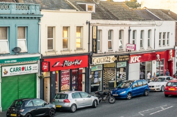 Data reveals council areas with most fast food outlets image